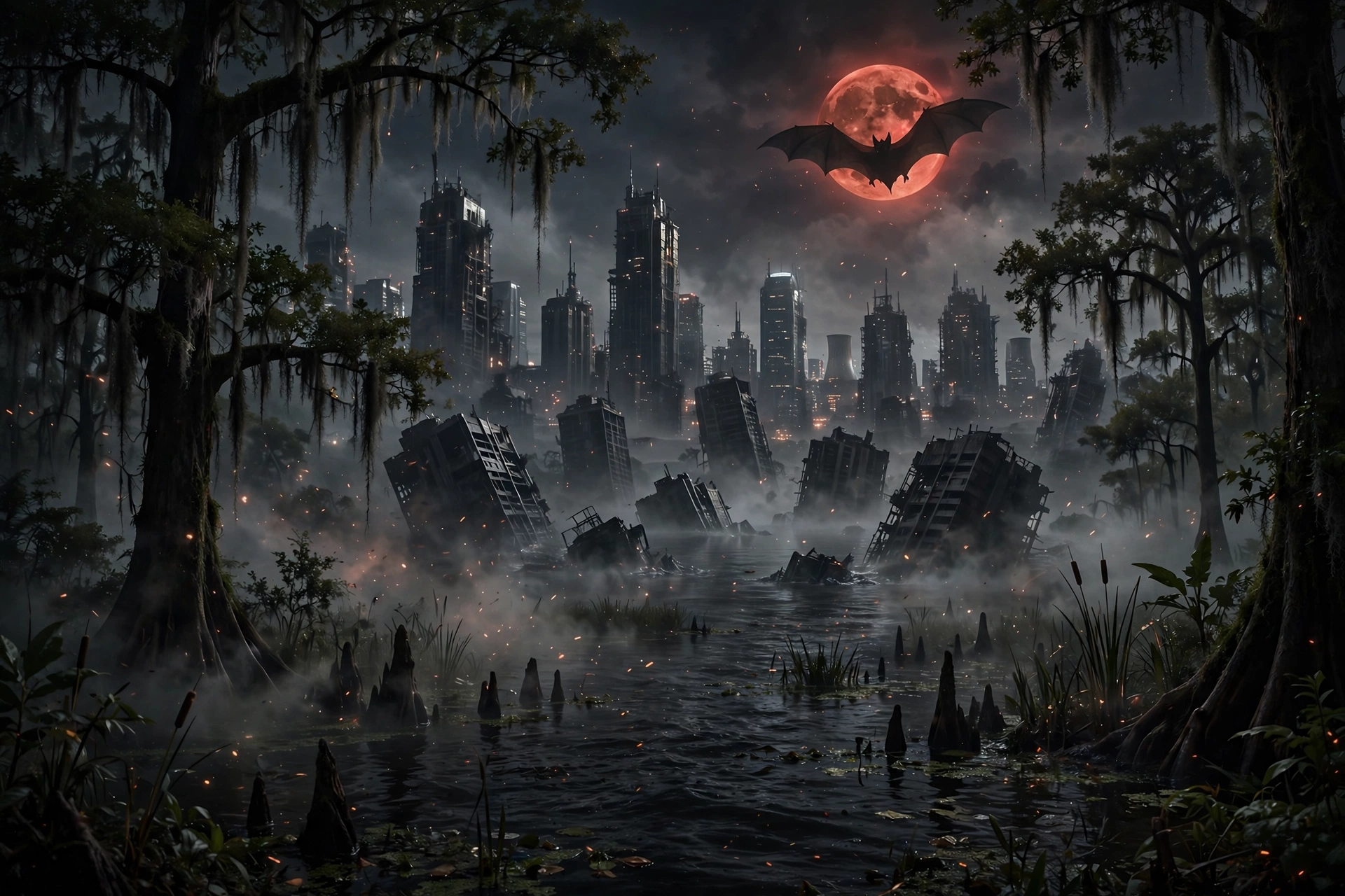 Dark Metropolis concept art