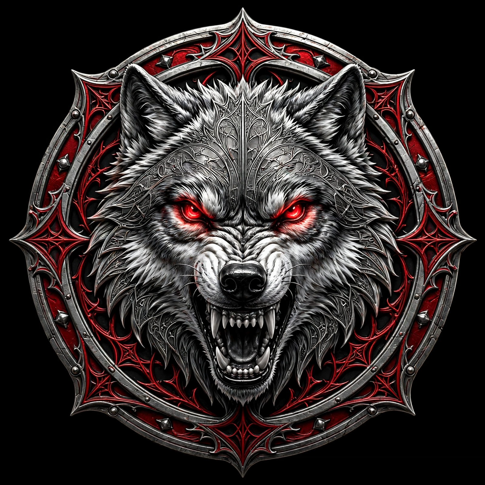 Dustinnope Animation Studios wolf emblem